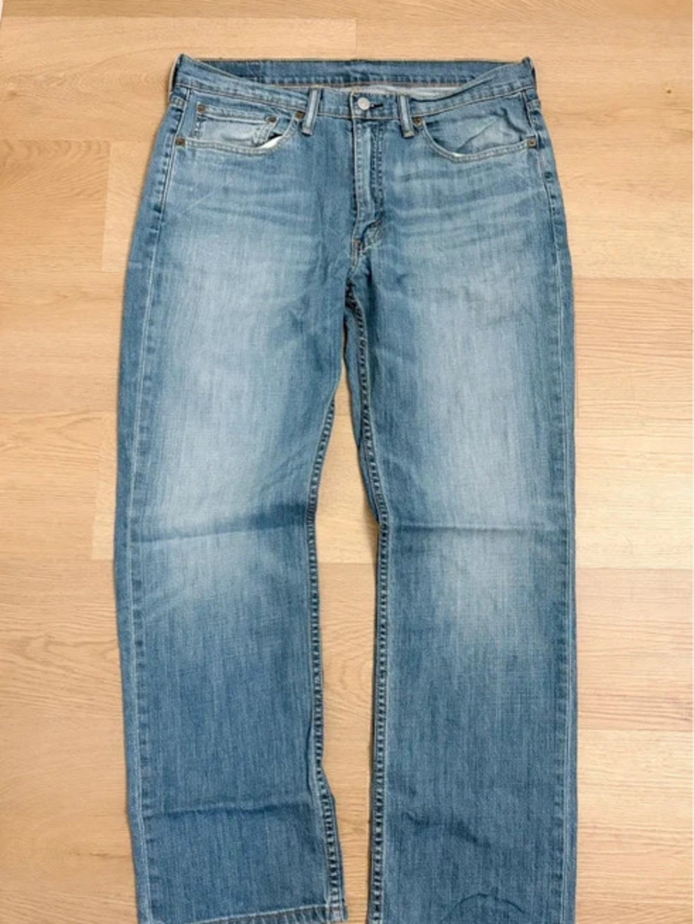 Levi’s 514 Straight Fit Men’s Jeans 34x30 Light Wash Blue Denim